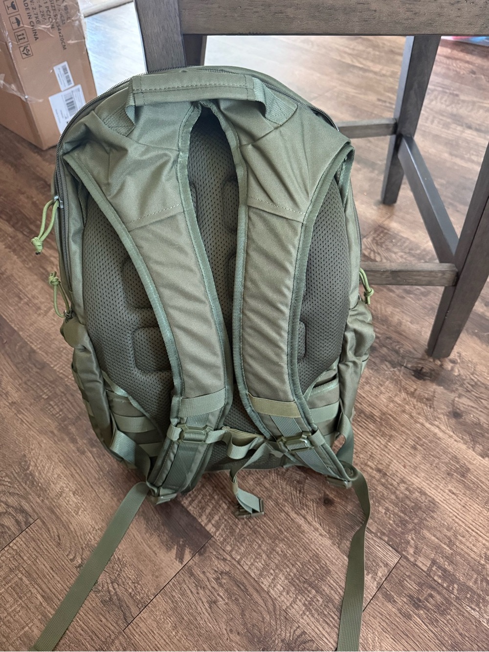 Rugged Field Backpack - Olive Green Tactical Style - Picture 2 of 4
